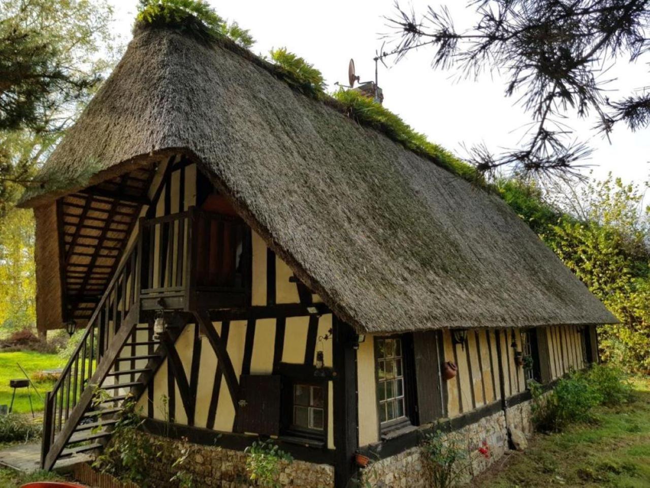 Chaumiere Familiale Weekend & Vacances Paisible Saint-Philbert-sur-Risle Dış mekan fotoğraf